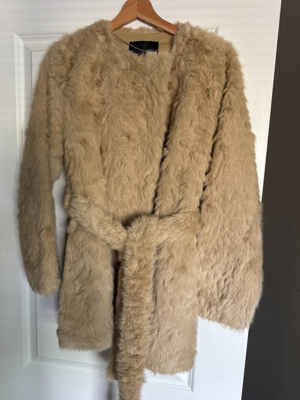 NEW! Zara Faux Fur Coat